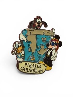 VTG Disney Pirates of the Caribbean Enamel Pin